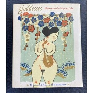 Goddesses Notecards Illustrations By Mayumi Oda Envelopes 2002 Blank Cards 20